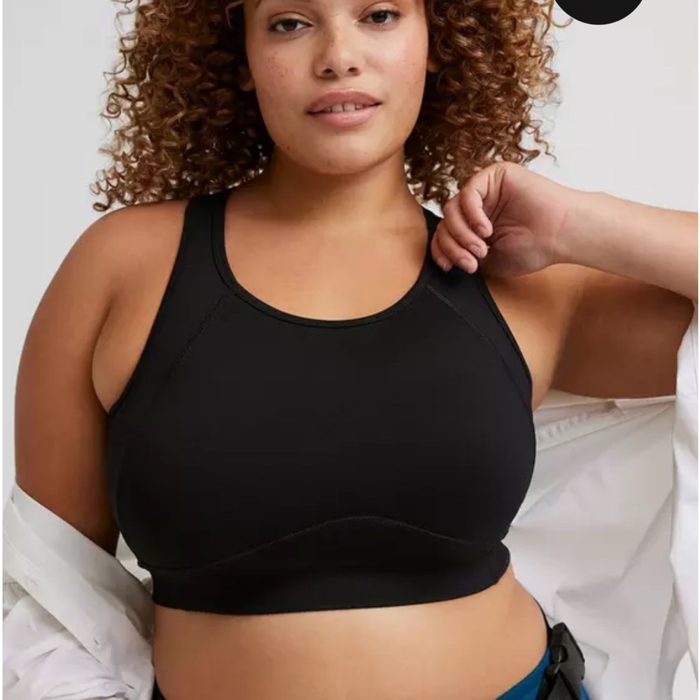 Torrid Active Low-Impact Sports Bra Black Size 0X plus size - Picture 2 of 6